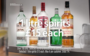 Adbreakanthems Tesco – £15 Spirits tv advert ad music