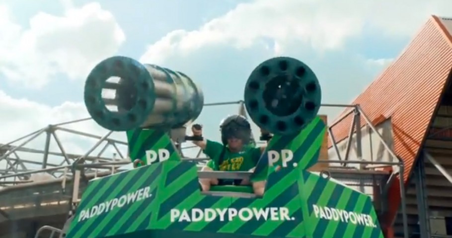 Adbreakanthems Paddy Power – Shirt Cannon tv advert ad music